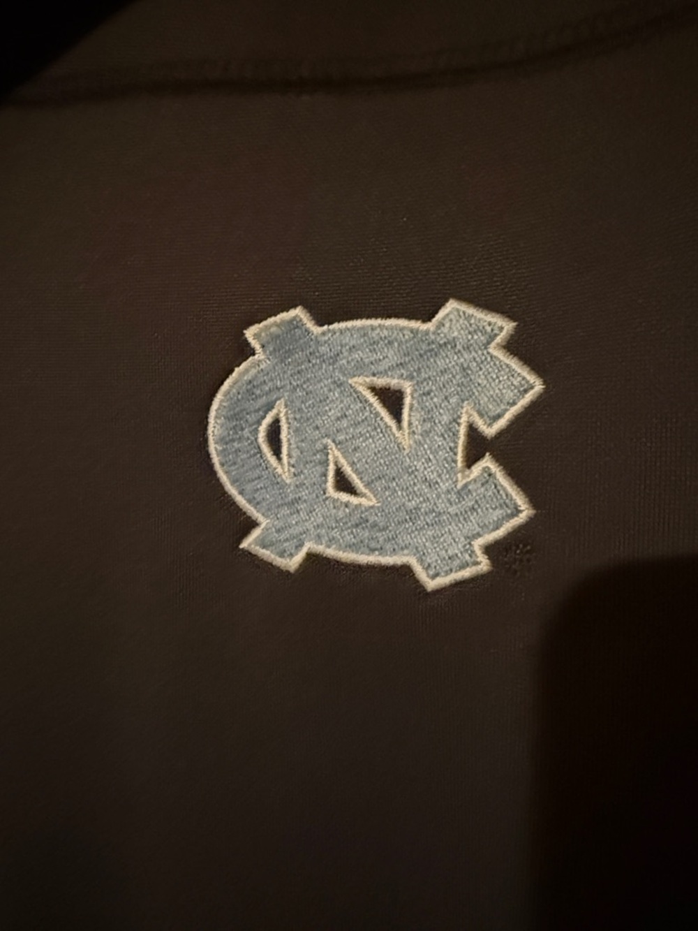 UNC Men's Full-Zip Performance Jacket - Dark Grey - Picture 2 of 5